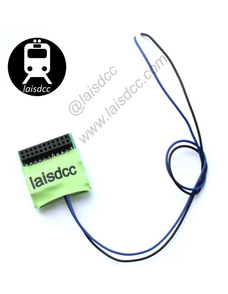 16 870019 DECODER NEM660 CON 6 FUNCIONES HO + CABLES p/POWER PACK